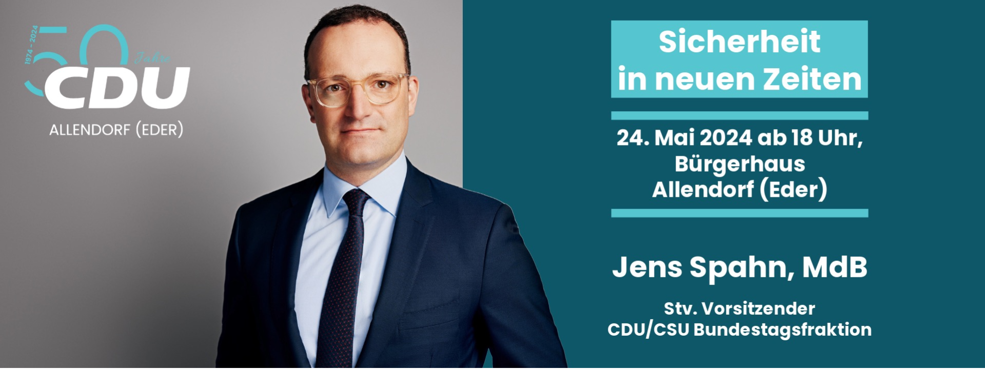 Jens Spahn kommt nach Allendorf (Eder)