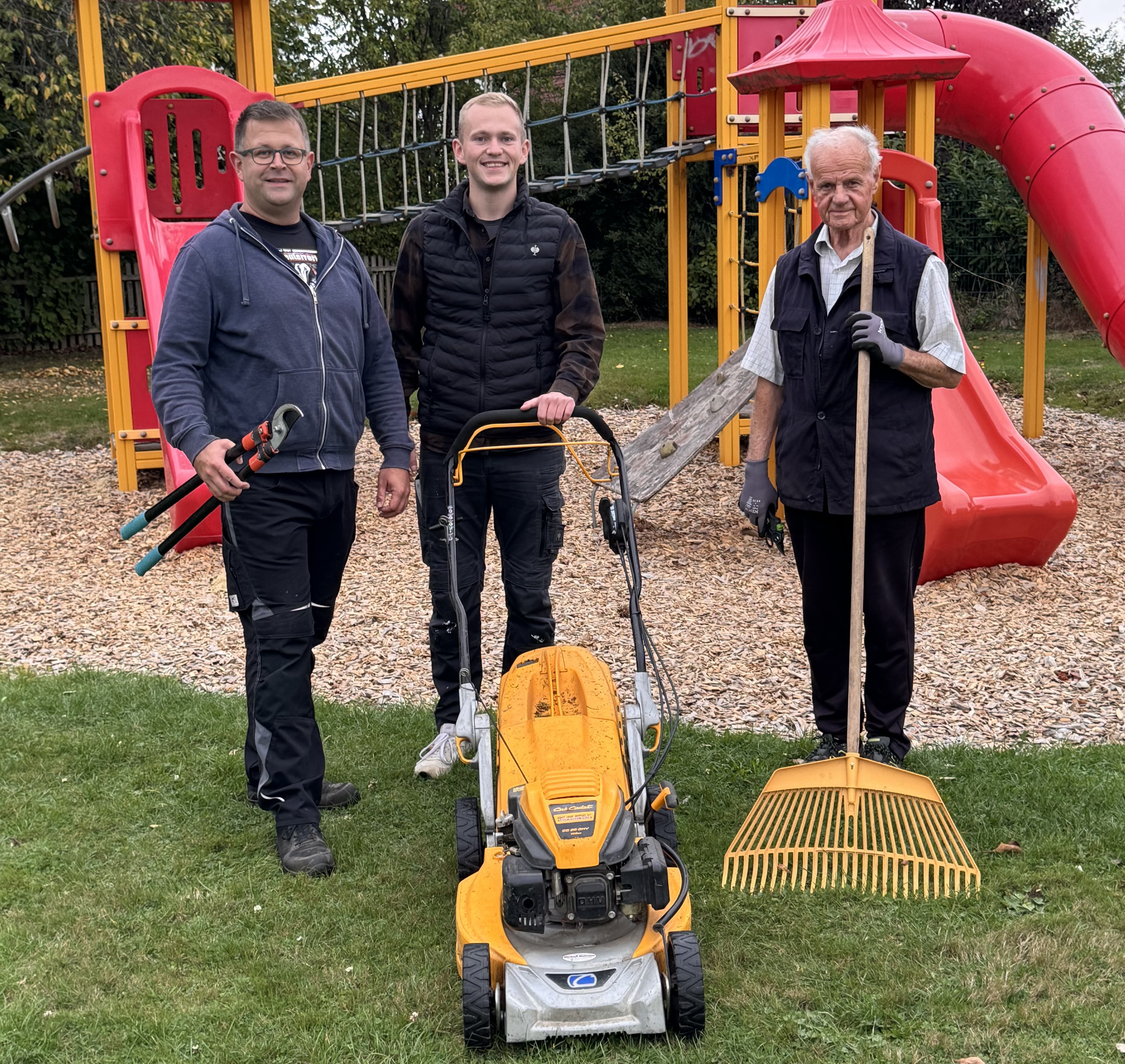 Das neue Team der CDU 
(von links nach rechts: Florian Dauber, Nils Hofmann, Gerhard Schneider)